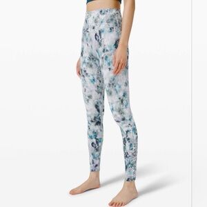 NWOT Lululemon Align High Rise Pant 28" (Kaleidofloral Multi) Size 8